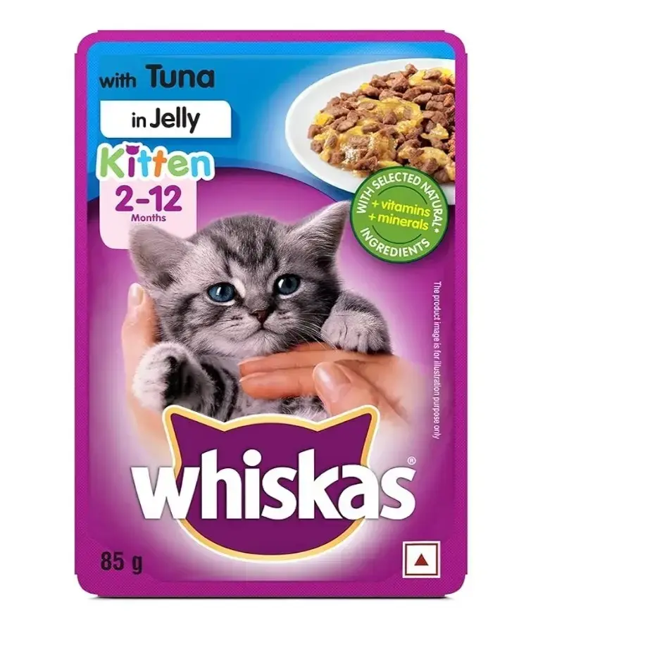 Buy Whiskas Tuna In Jelly kitten gravy online at best price