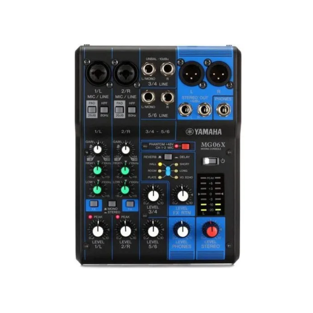 Buy Yamaha MG06X 6 Channel Compact Stereo Mixer