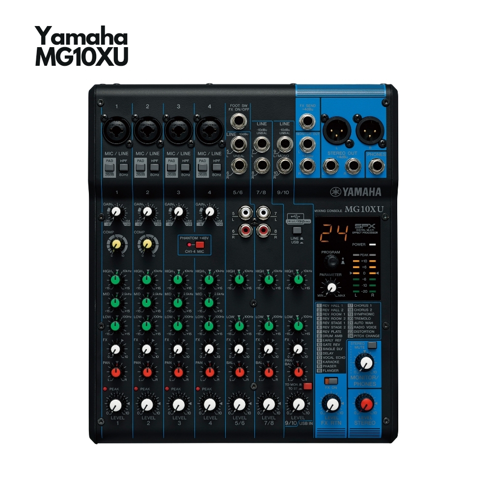 YAMAHA　MG10XU Yamaha MG10XU Analog Mixer : Amazon.in: Musical Instruments
