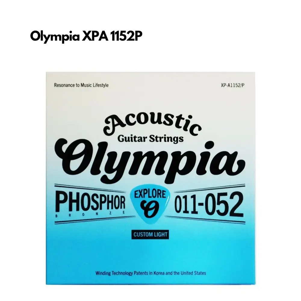 Olympia XP-A1152P Phosphor Bronze Acoustic Guitar Strings 011-52 - 1