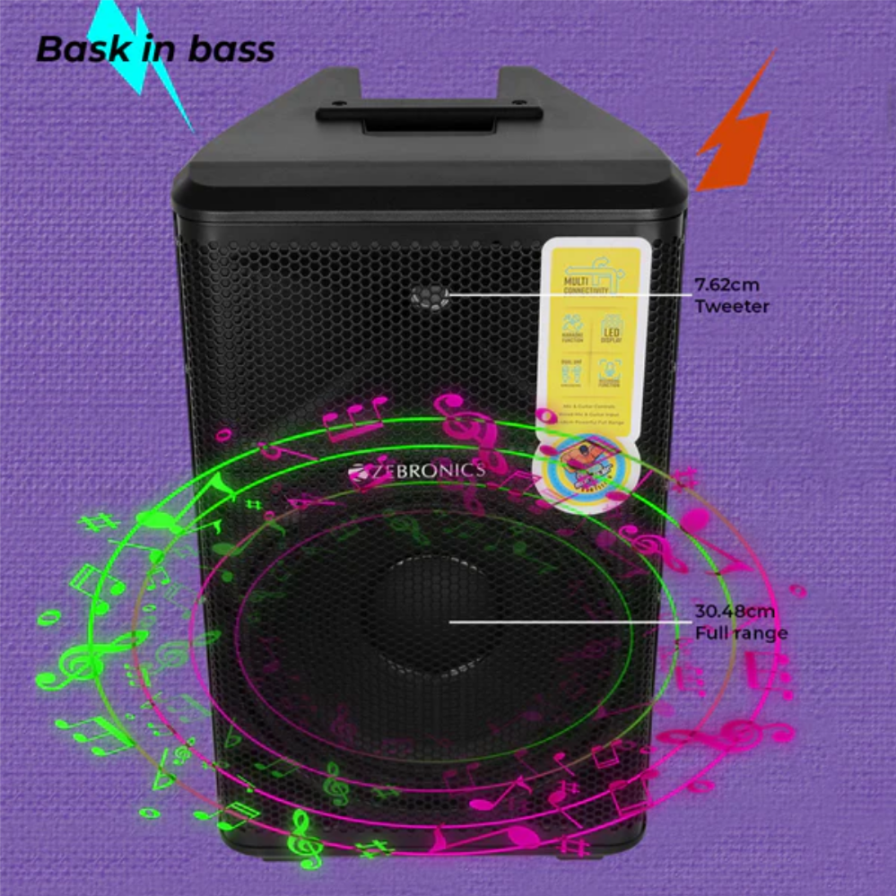 Buy Zebronics Epic Active Speaker 300 Watt with 2 Wireless