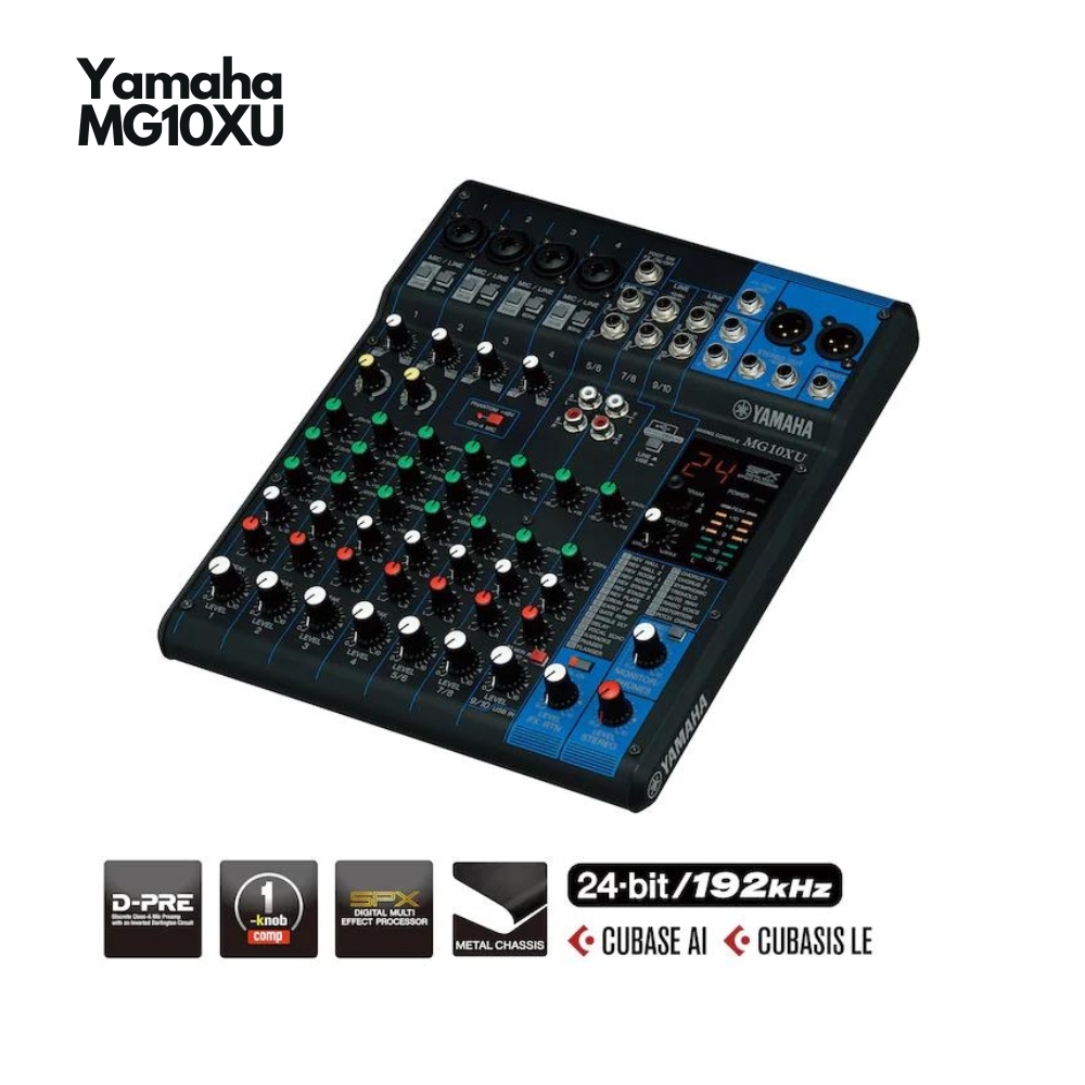 Buy Yamaha MG10XU 10 Channel Analog Mixer online at best price