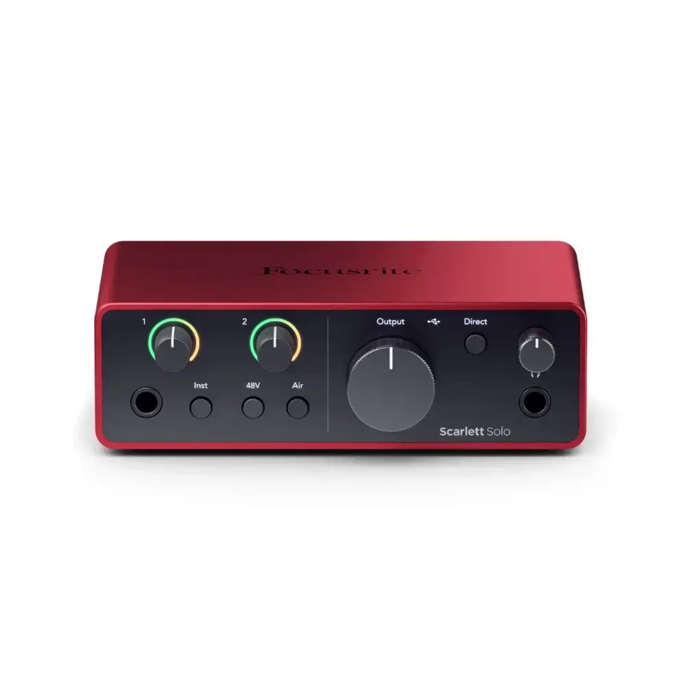 DTM・DAW FOCUSRITE Scarlett Solo (gen. 4) Buy Scarlett Focusrite Solo 4th Gen Audio Interface online at best