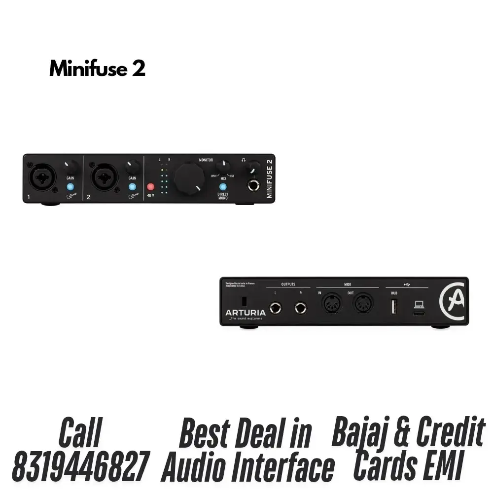 Buy Arturia MiniFuse 2 Audio Interface Black Best Price Order Now