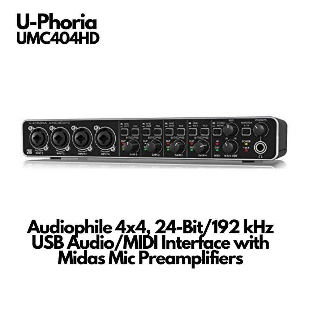 Buy Behringer U-Phoria UMC404HD 24 Bit Audio Interface