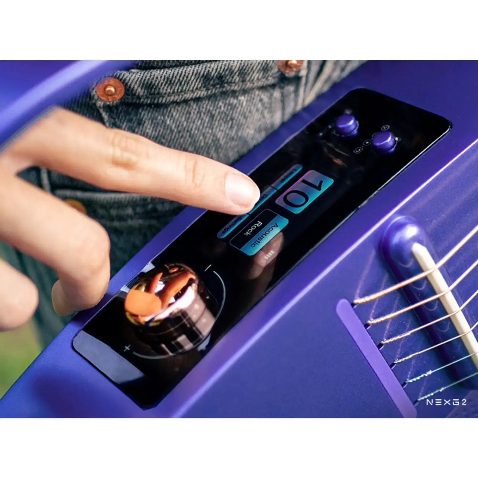 美品☆enya NEXG2 Deluxeタイプ ギター 豪華フルセット パープル Buy Enya NexG 2 Smart Guitar Purple RDX Music Store