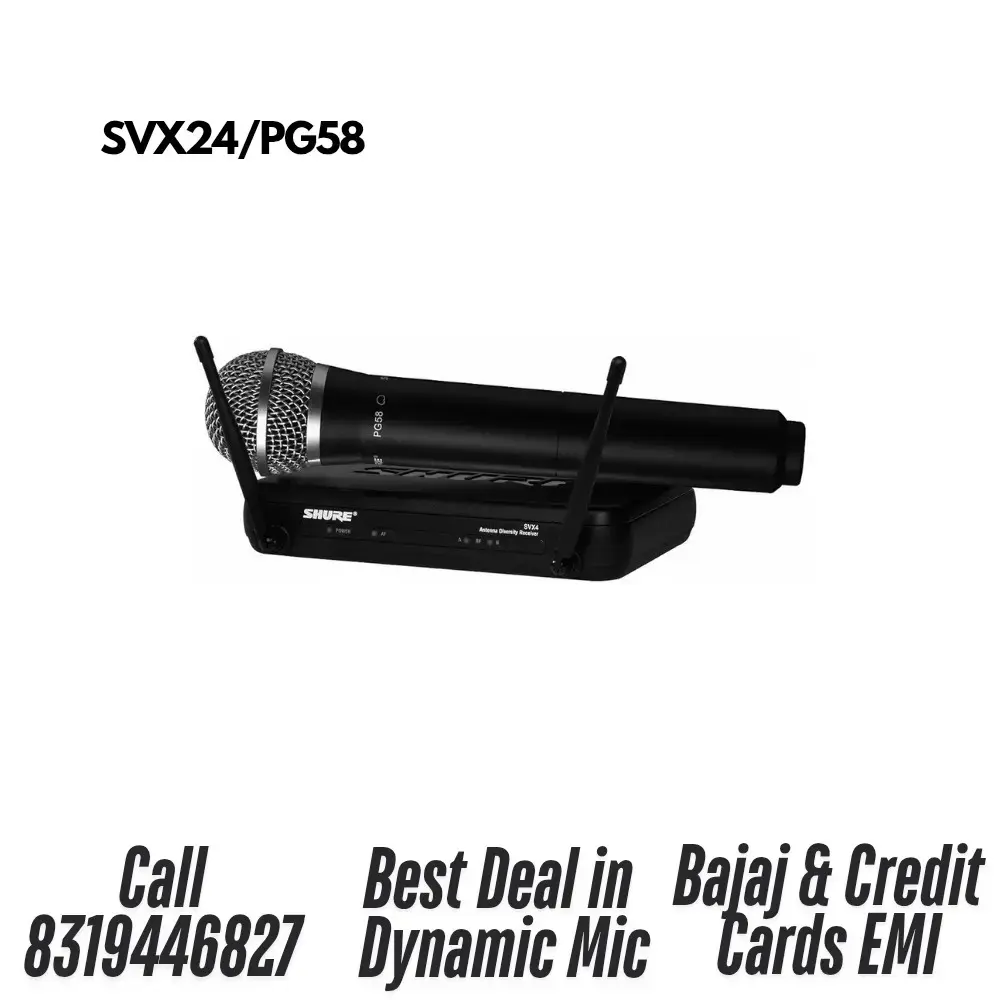 Buy Shure SVX24/PG58 Vocal Wireless System online at best price