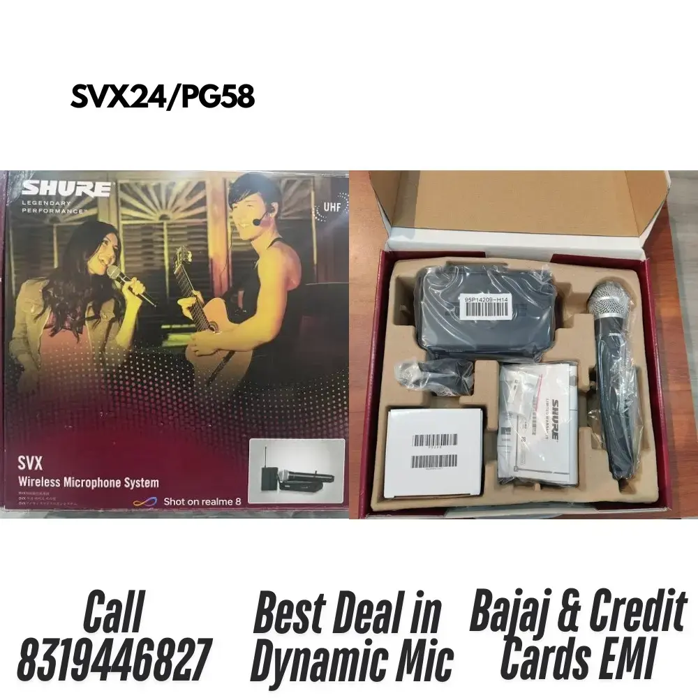 Buy Shure SVX24/PG58 Vocal Wireless System online at best price