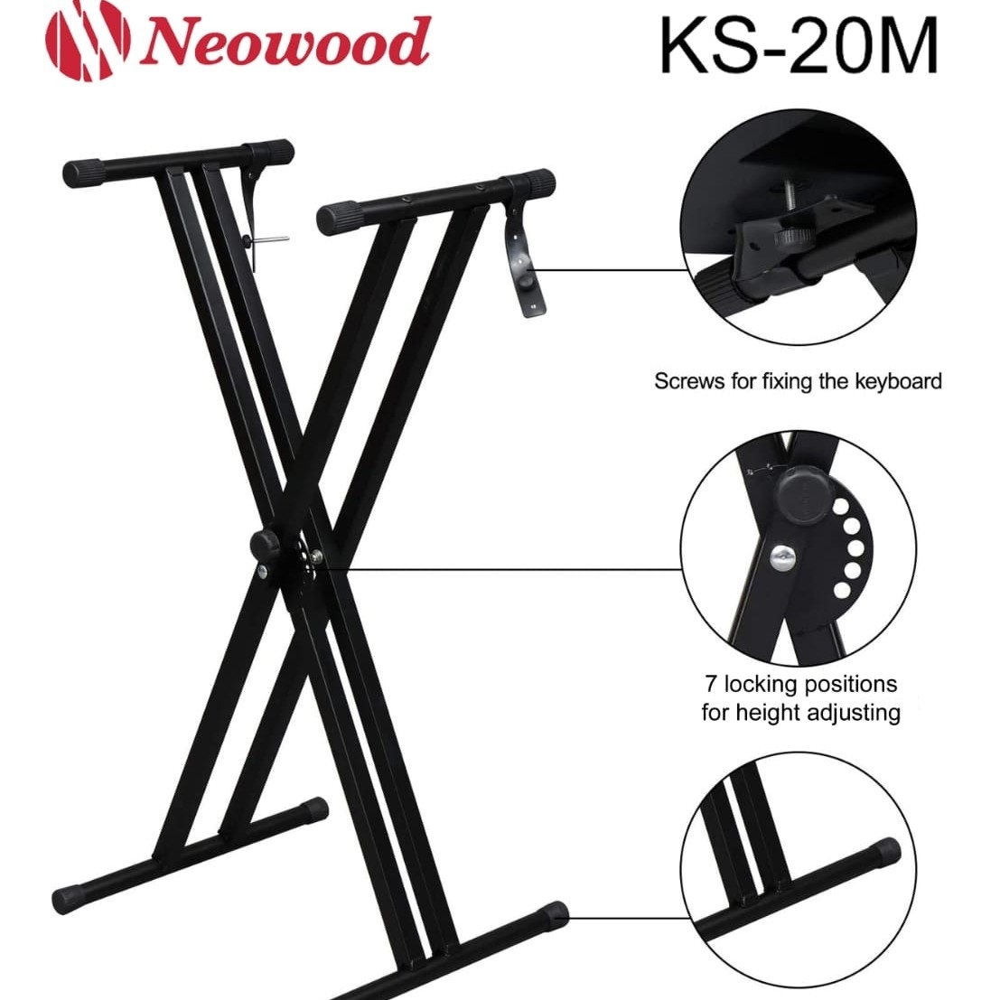 Order Neowood KS 20M Keyboard Stand Online From RDX Music & Audio Store