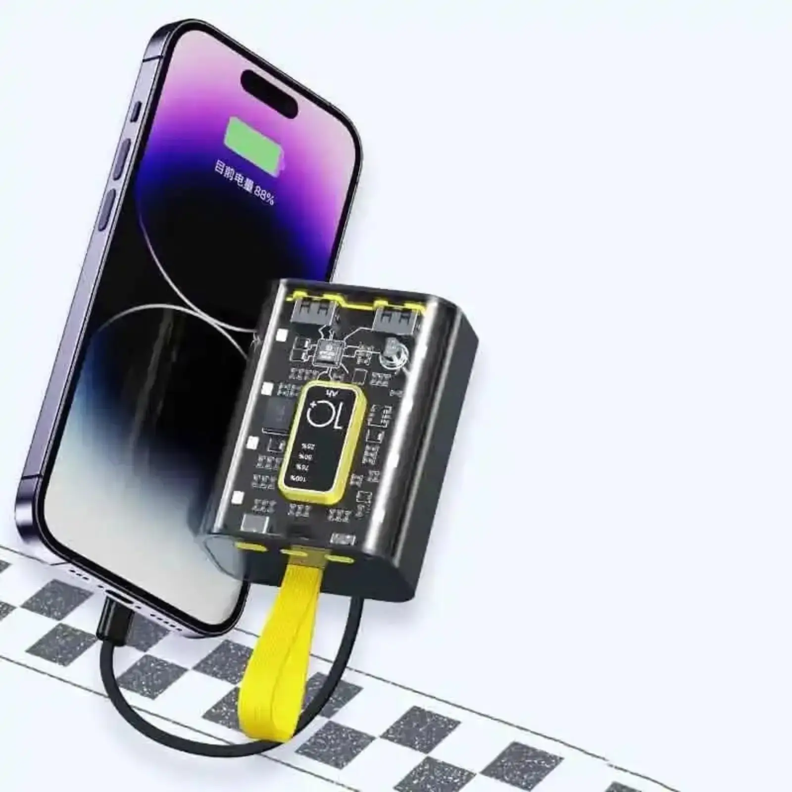 transparent power bank