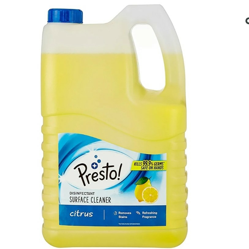 Presto! Disinfectant Surface/Floor Cleaner L (Citrus)|Kills Germs