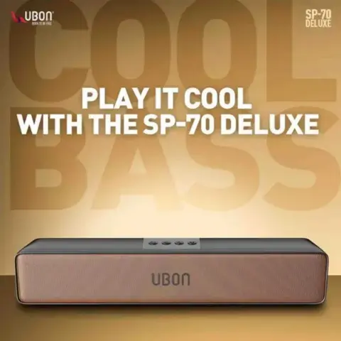Portable Speaker Ubon Sp 70 Price Wireless Speakers Sp 70 Ubon Bluetooth Box Black Ubon Cool Bass SP-70  Portable Speaker At