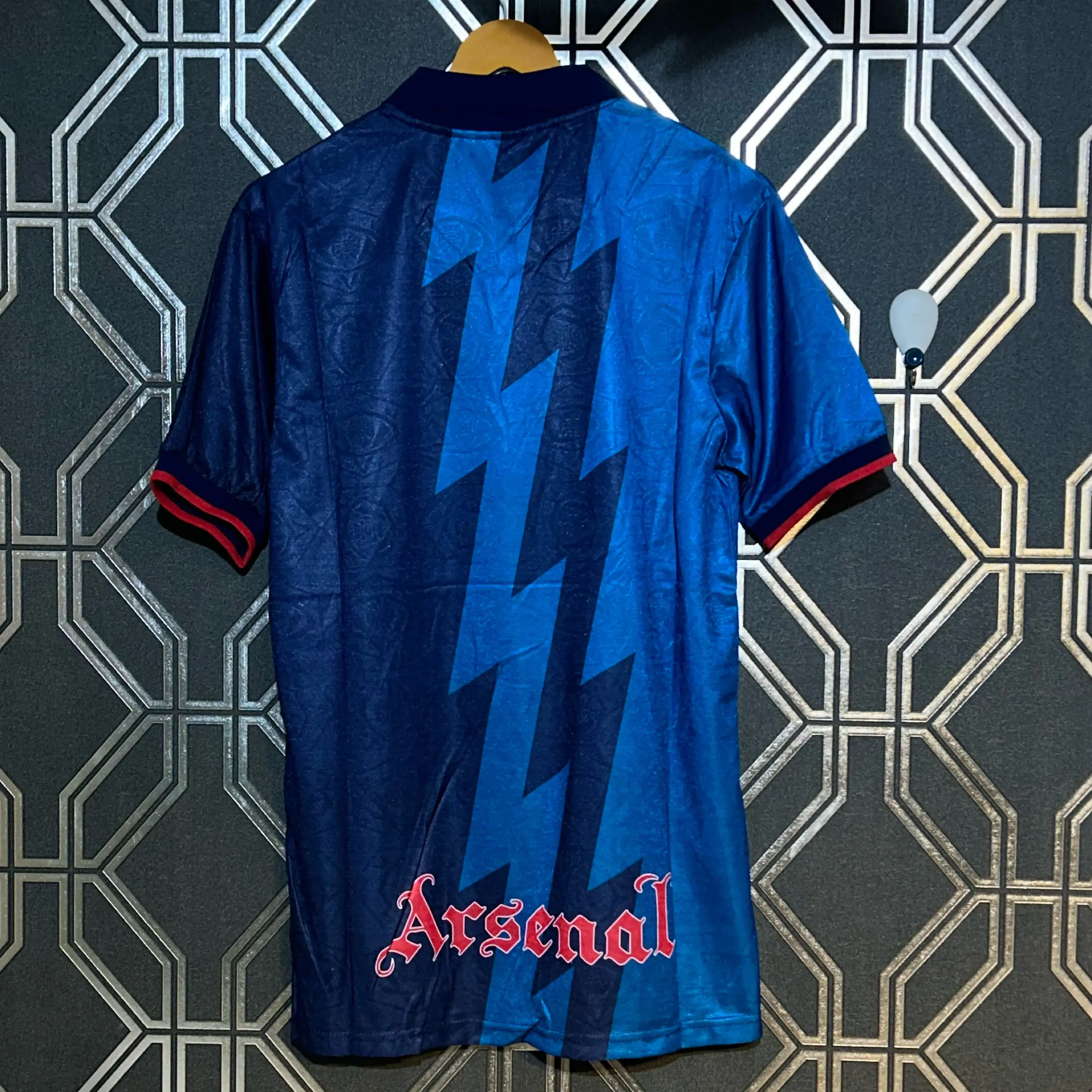 Buy ARSENAL AWAY 1995-96 JVC BLUE VINTAGE ORIGINALS online at best