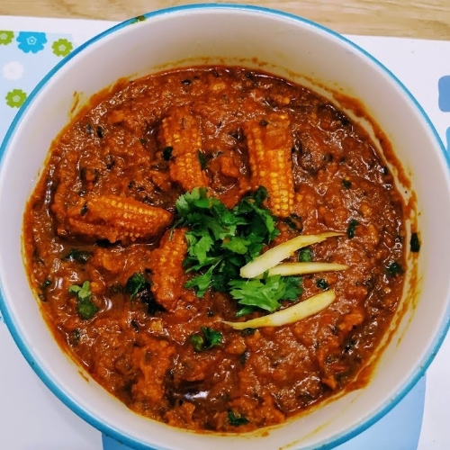 Baby Corn Butter Masala