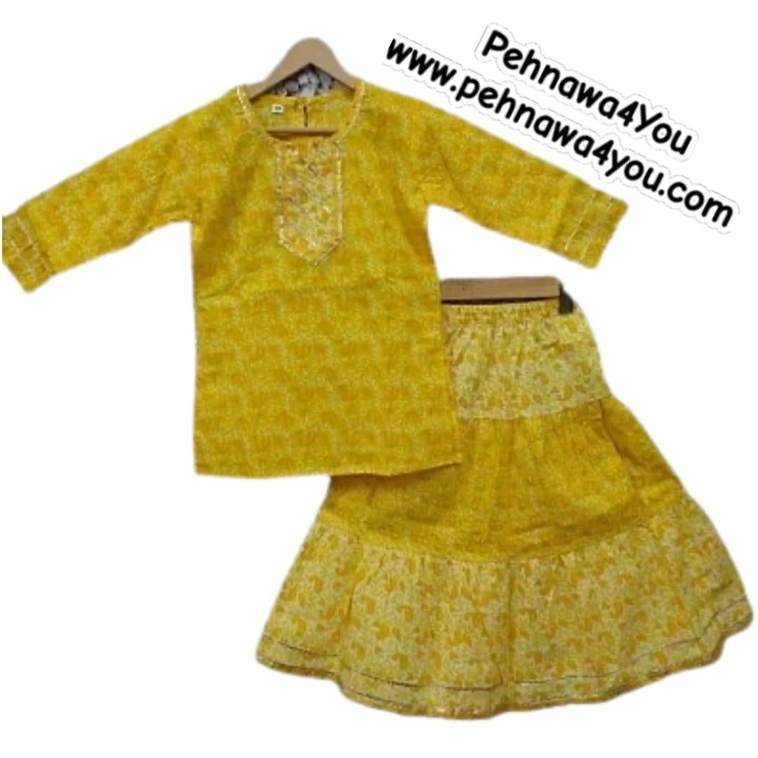 Cotton Kurti With Bottom C - 1