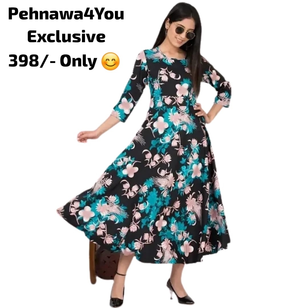 Designer Maxi Dress D - 1