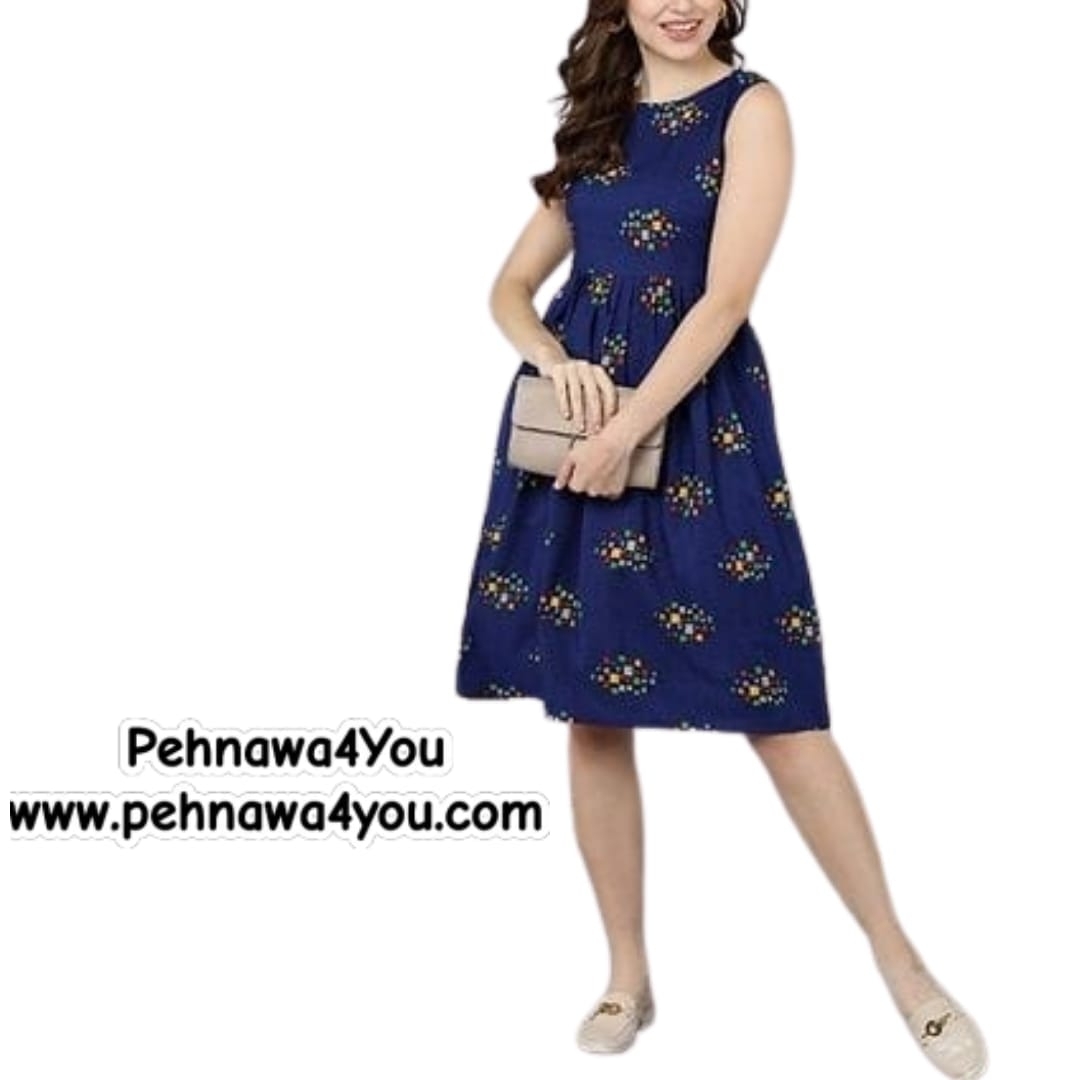 Trendy Crepe Dresses F - 1