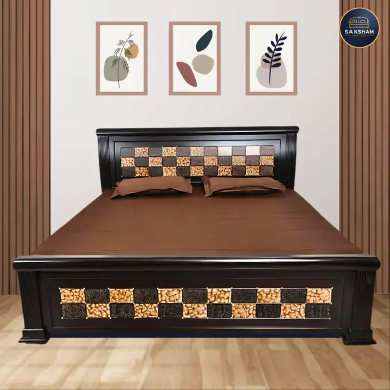 Bedroom Wooden Cot Models With Price Wooden Cot Model 101 Queen