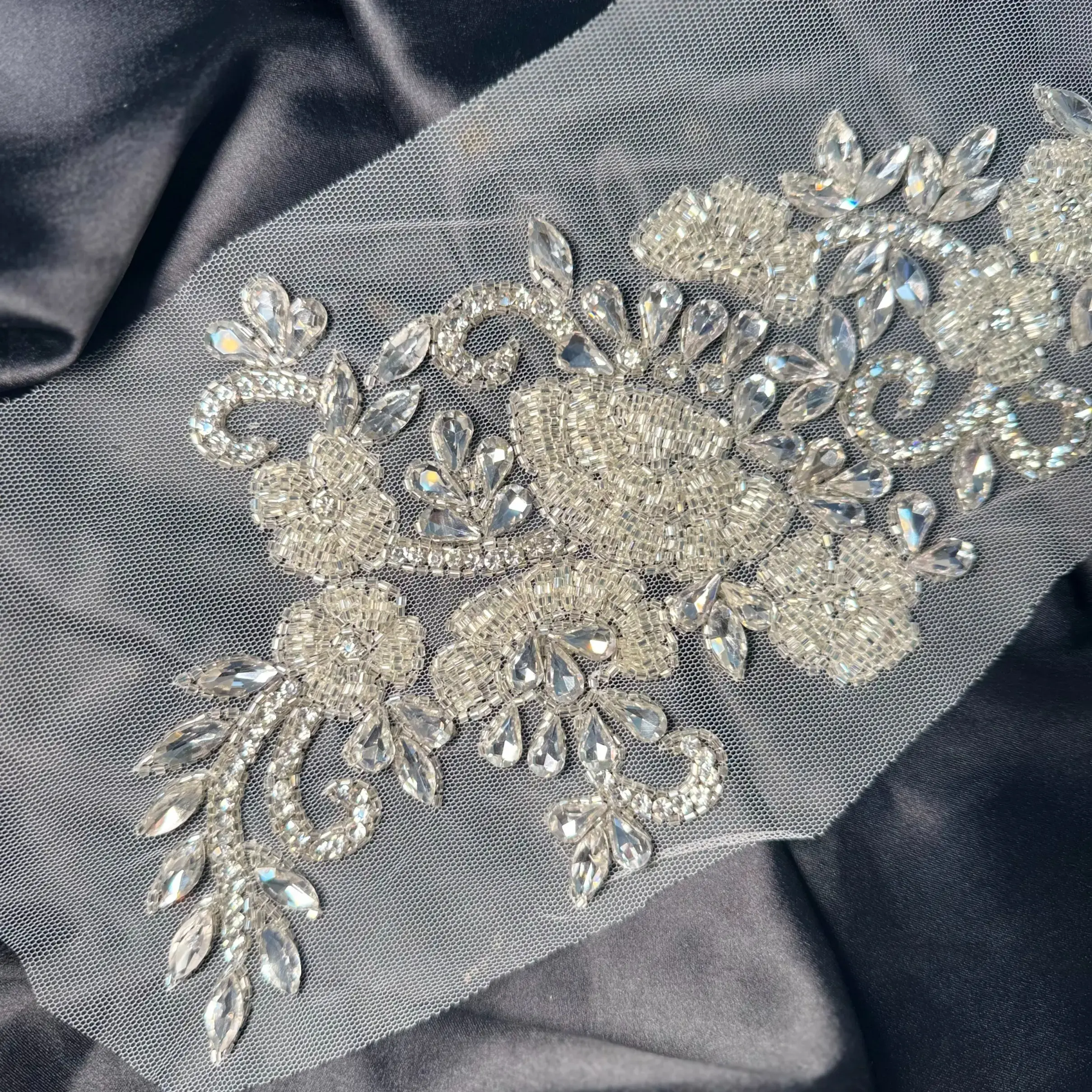 Silver color Stonework Net Base Patch