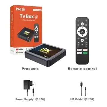 i96 8K Android TV Box 8GB/128GB 4K Android 14