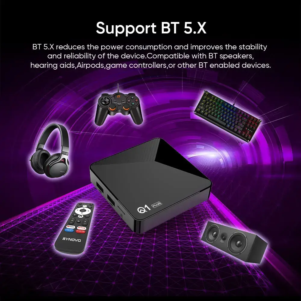 SYNOVO Ultimate 8K UHD Android Box | 8K Streaming Player