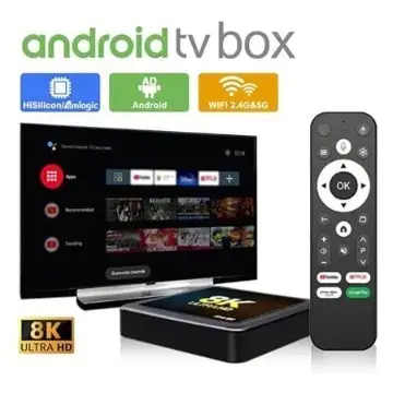 i96 8K Android TV Box 8GB/128GB 4K Android 14