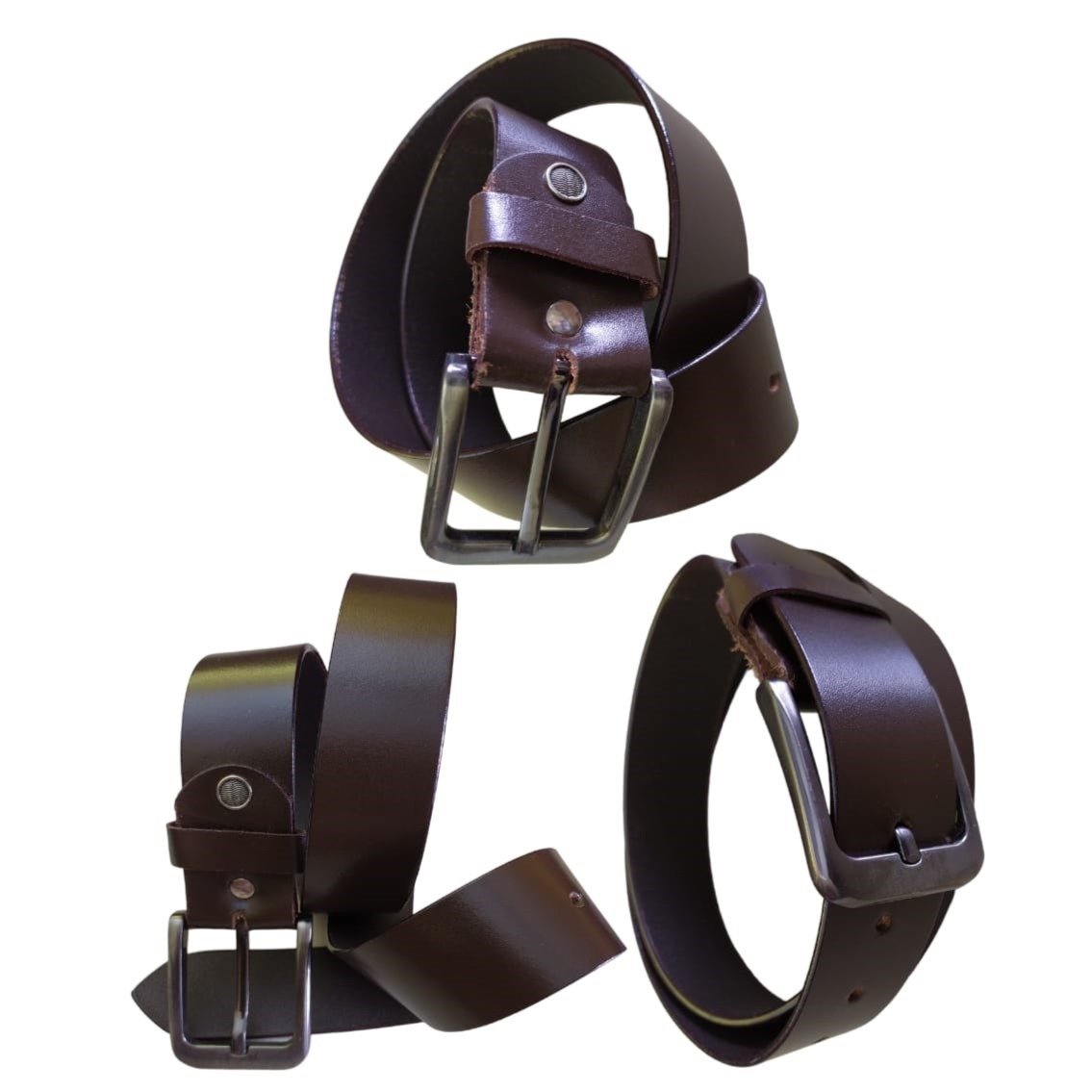 Mens Belt (Brown, W 40 mm) - M11 - 1