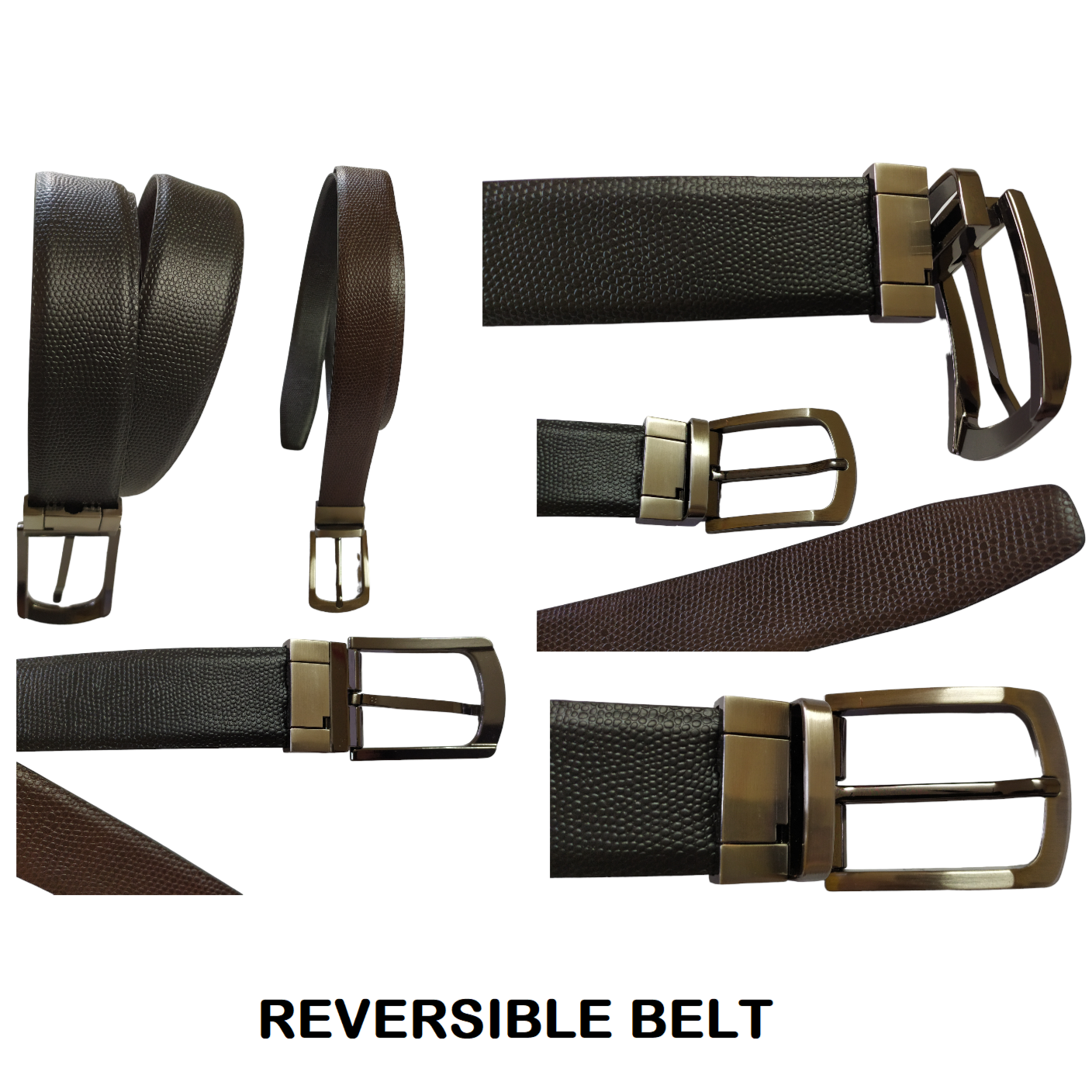 Buy Mens Belt Reversible - W 35 mm online at best price | Say