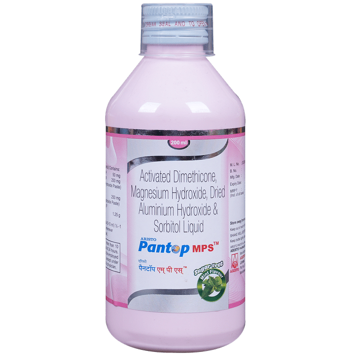 Pantop MPS Syrup Mint Sugar Free bottle of 200 ml Syrup - 1