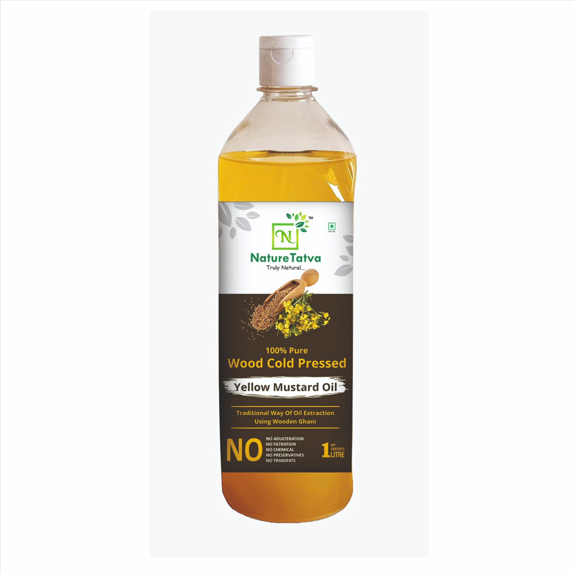 Yellow Mustard/Sarso Oil 500 ml - 1