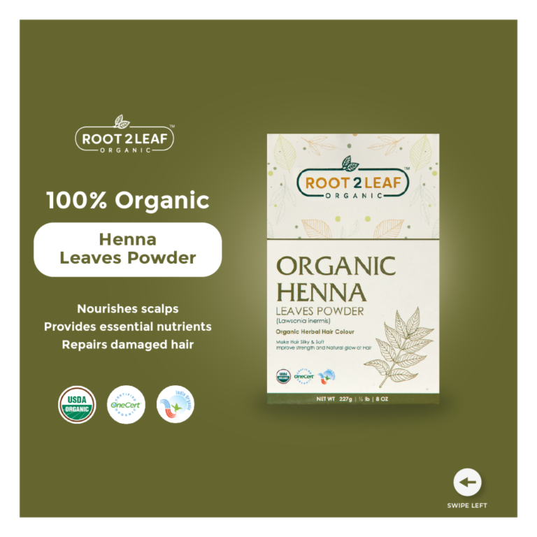 Organic Henna Leaves Powder 100 Gm - 1