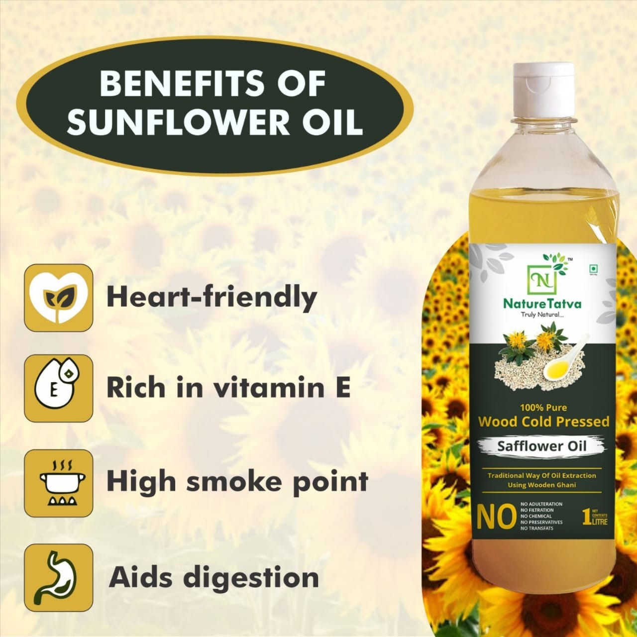 Sunflower Oil 500 ml - 1