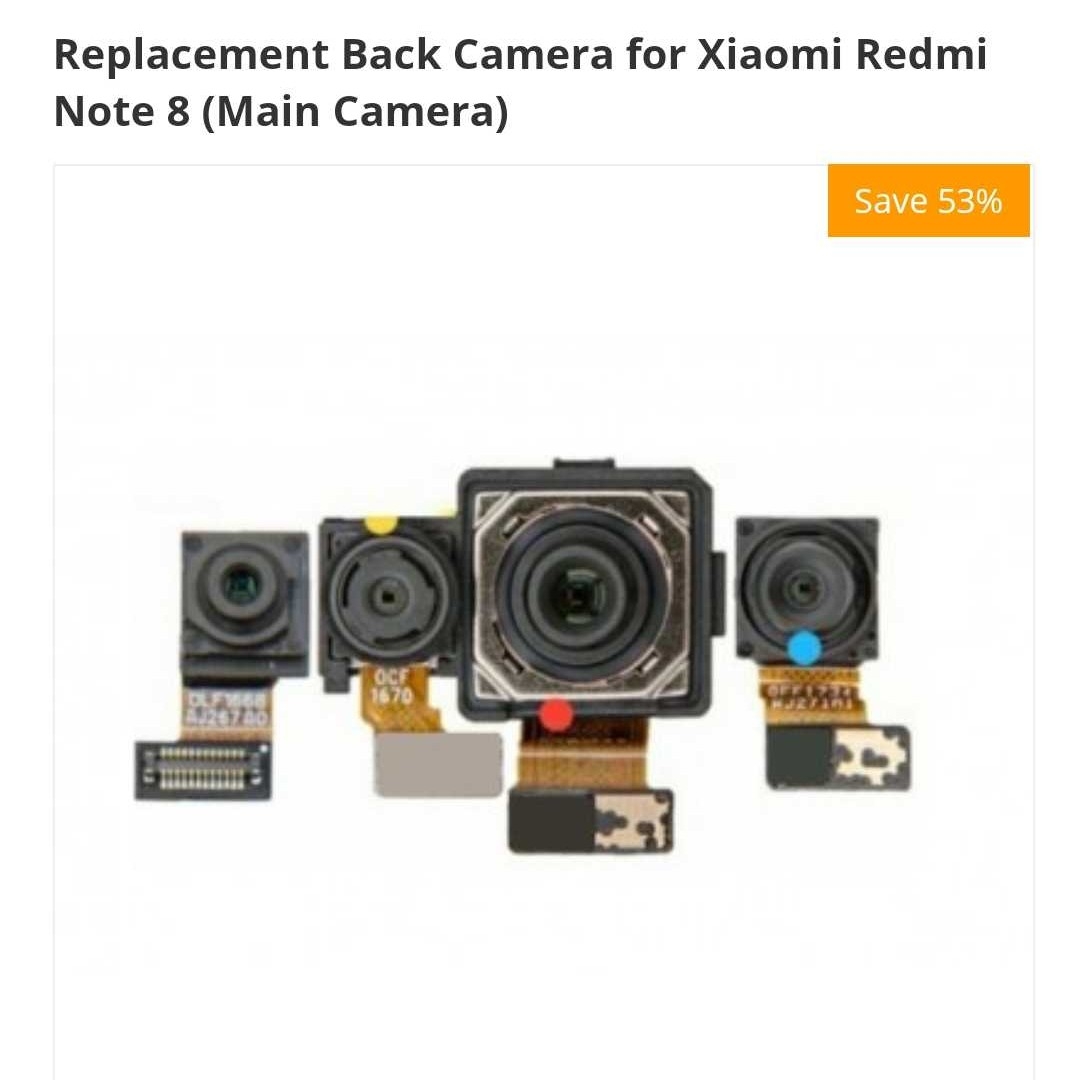 Buy Mi/Redmi Note Original Main Back Camera Module