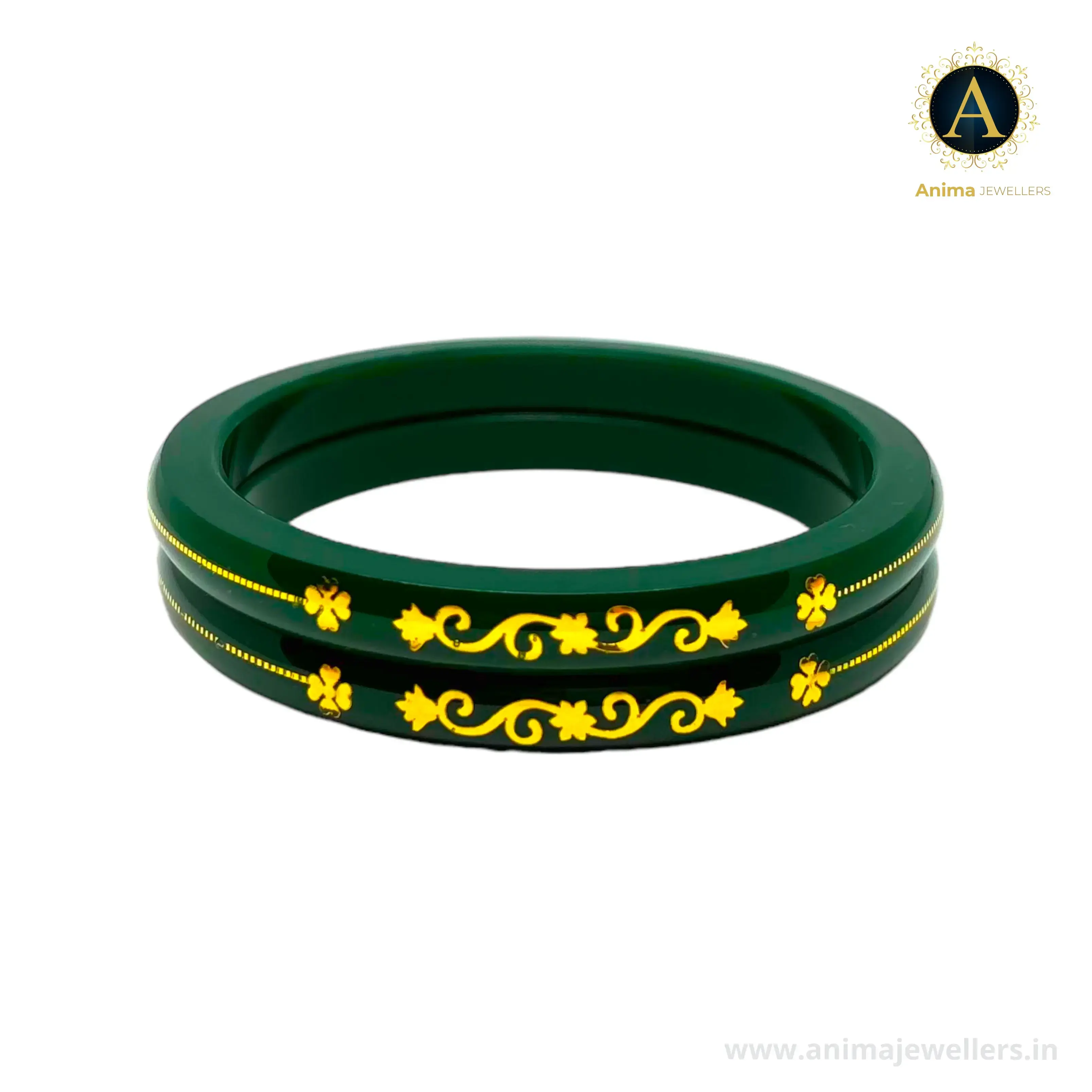 Buy Green Trending Viral Pola 22k Hallmark online at best price