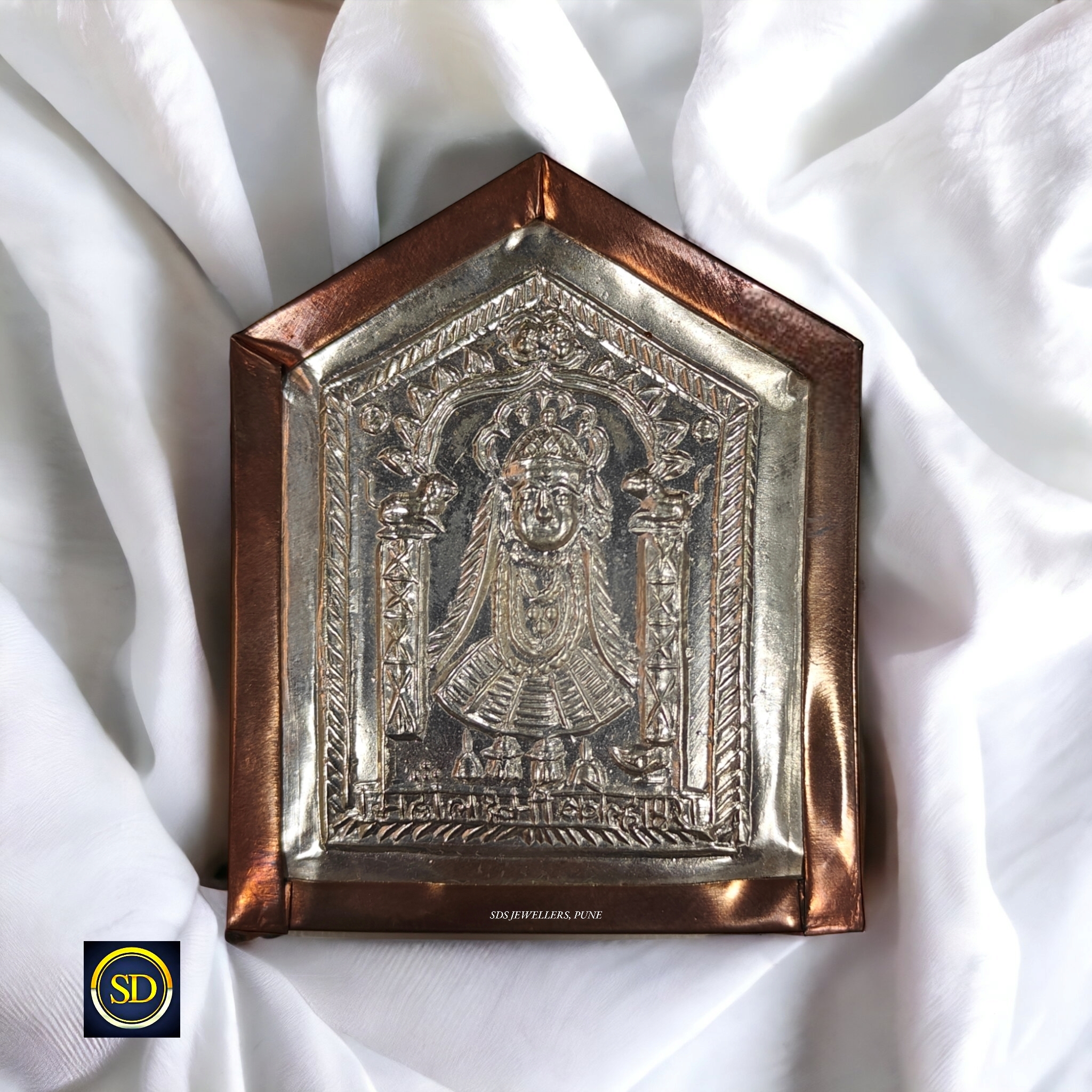 Buy PURE 999 SILVER MAHALAXMI TAAK online at best price | SD