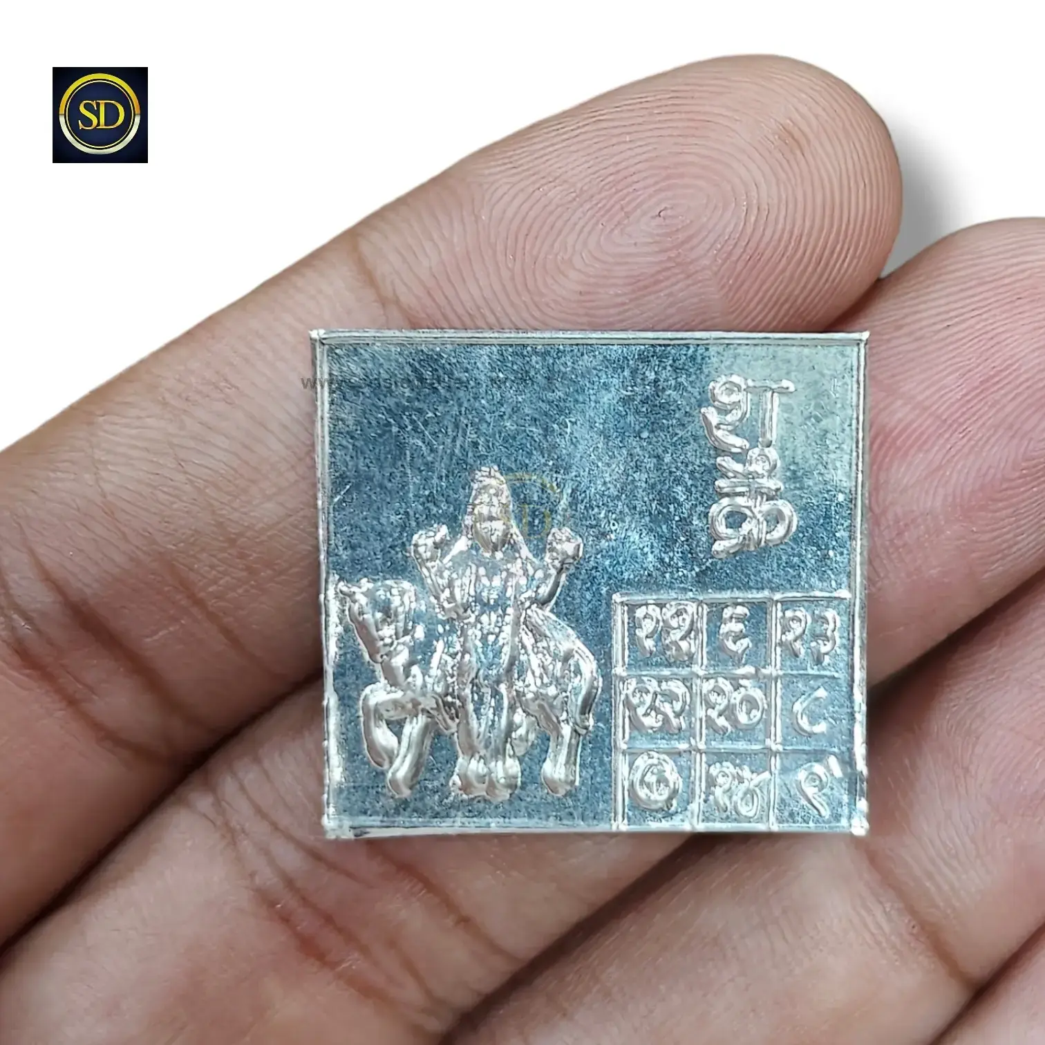 SILVER SHUKRA YANTRA (1 INCH)