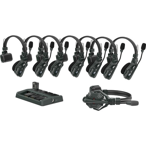 Hollyland Solidcom C1-8S Full-Duplex Wireless Intercom with 8 Headsets - 1