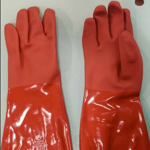 Pvc Supported Pvc Hand Gloves Full Form Atlas Make Pvc Supported