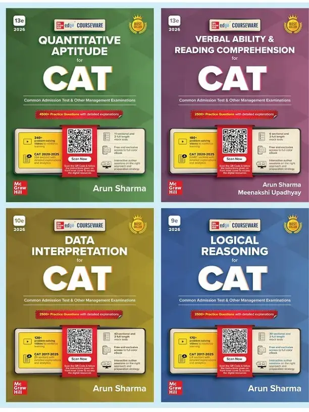 CAT Books Arun Sharma 2024 at best price | Golden book depot
