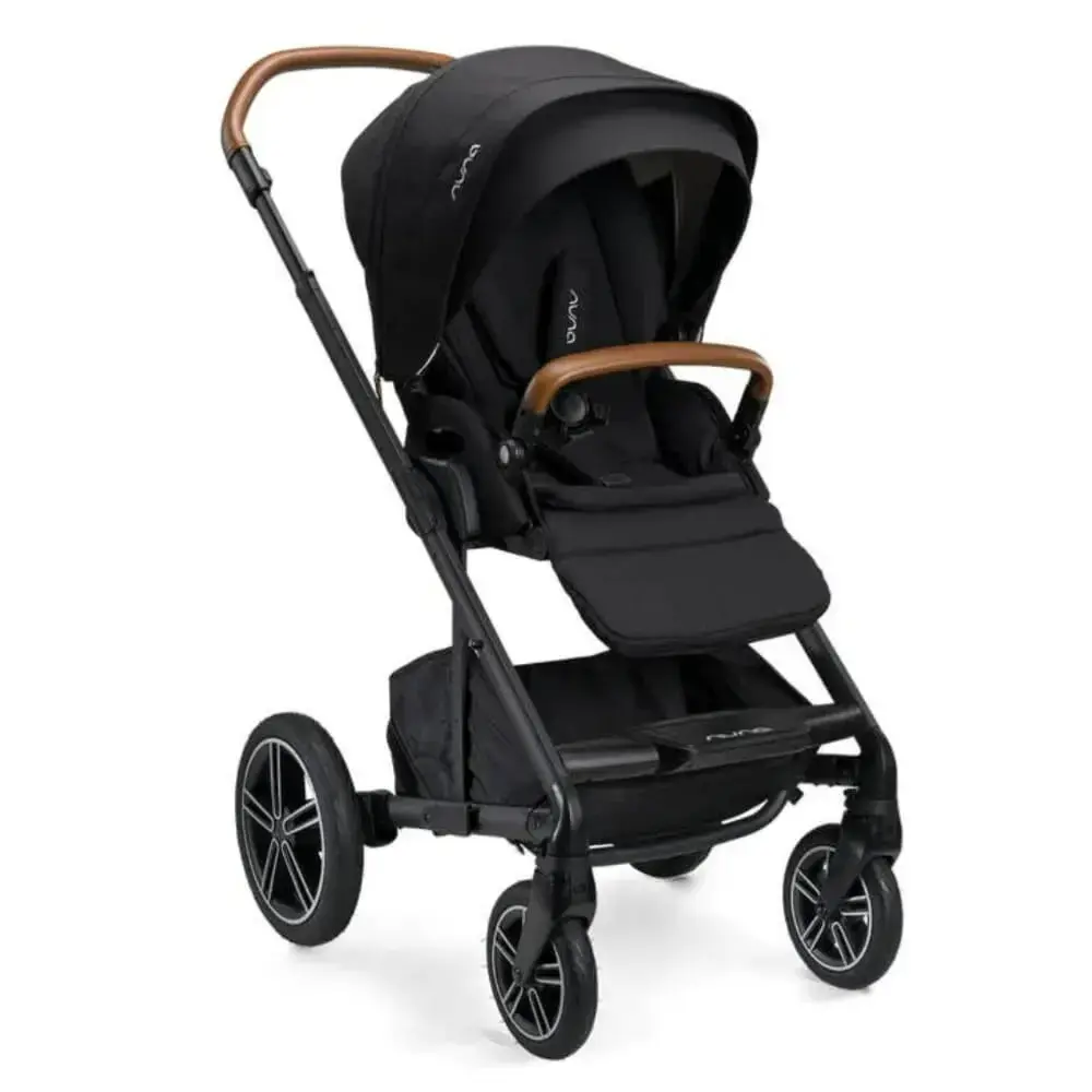 Nuna Mixx Next Compact Baby Stroller Lightweight Design Caviar - 1