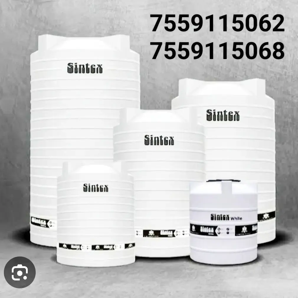 SINTEX CLASSIC WHITE/BLACK WATER TANK 7500 LTR - 1