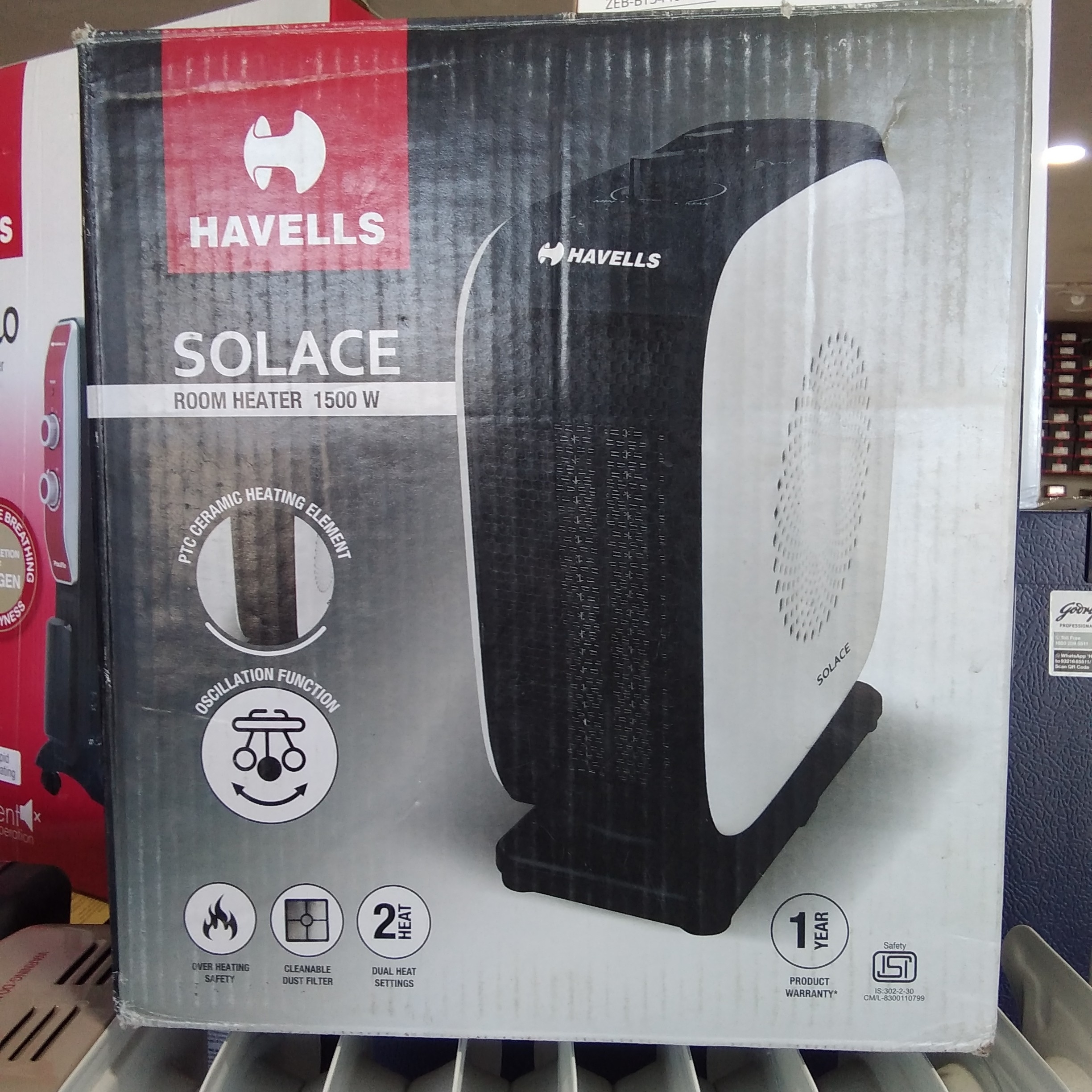 Order Havells Solace Room Heater Online From Hurla Electricals,Dehradun