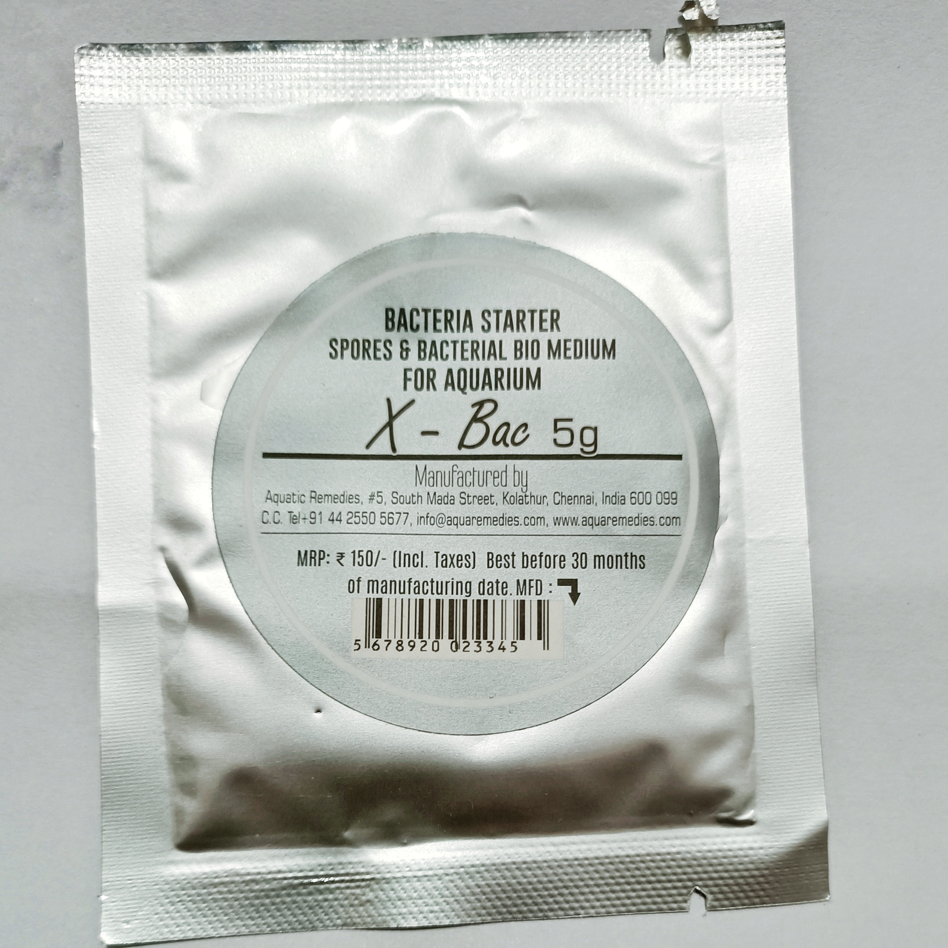 Buy Bacteria Starter X-B 5g online at best price | GreenMoss Aquarium