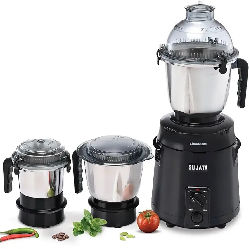 Buy SUJATA MIXER GRINDER DYNAMIX 900W BLACK online at best