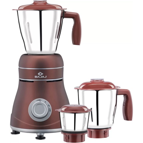 BAJAJ Ivora 800 W Mixer Grinder (IVORA (410530) | 3 Jars | Crimson Red)