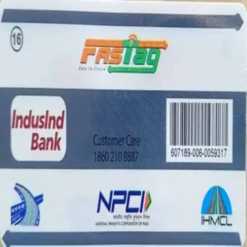 FASTAG INDUSIND 16 - 1