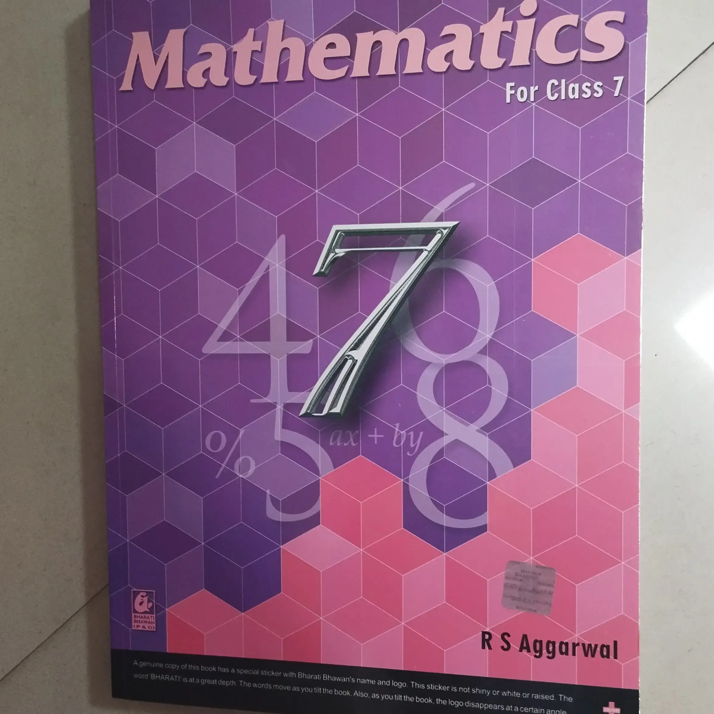 Buy Cl 7 Cbse Mathematics R S Aggarwal online at best price | HEMA BOOK ...