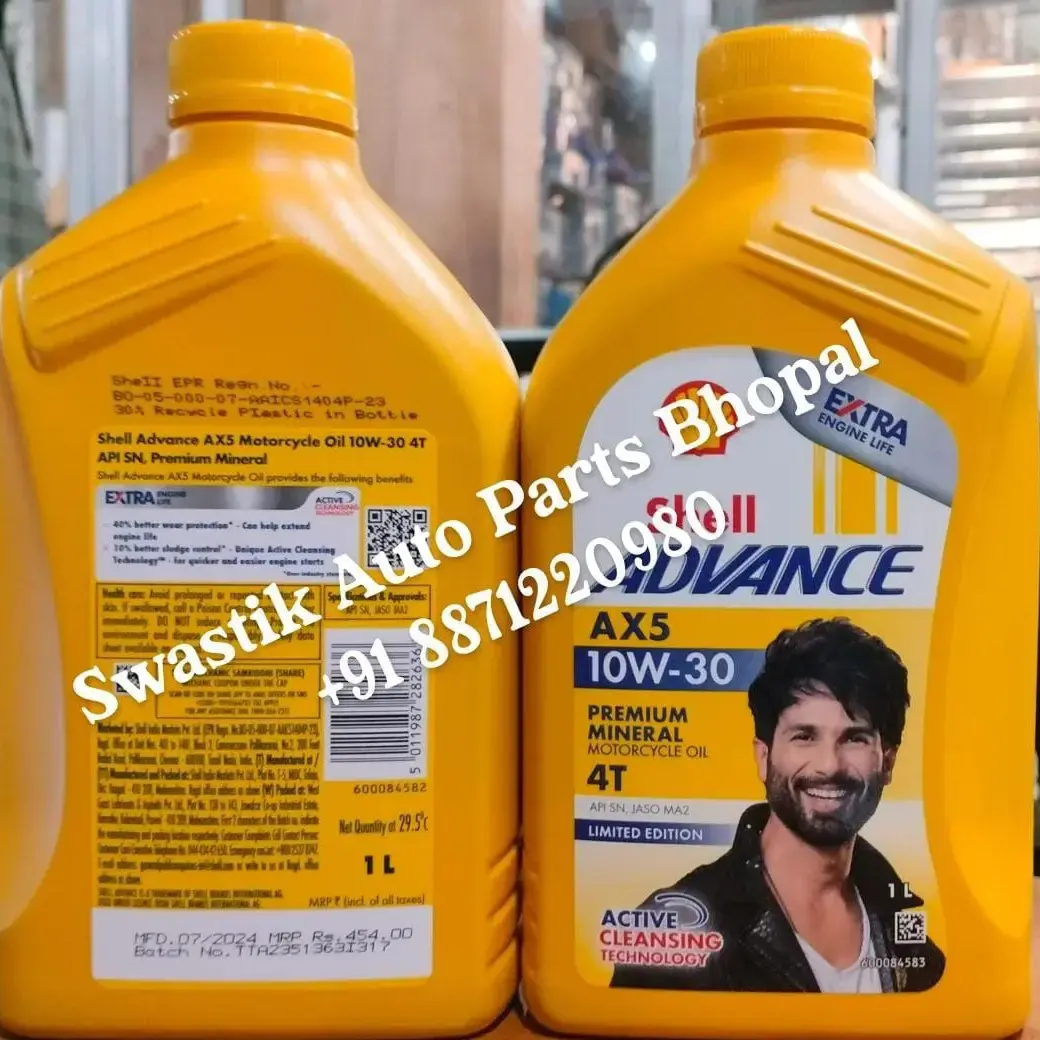 Buy Shell Advance AX5 10W 30 Motorcycle Oil 4T API SN Premium