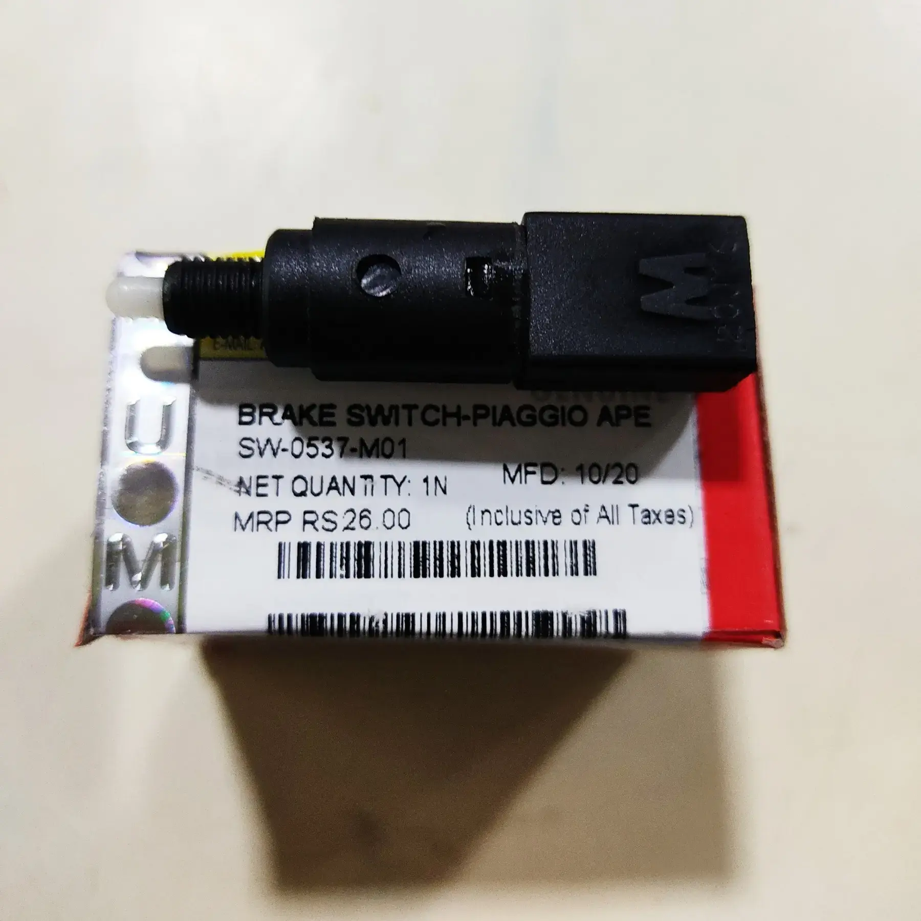 Buy SW 0537 M01 Brake Switch Ape Minda MRP Rs 26.00 online at best