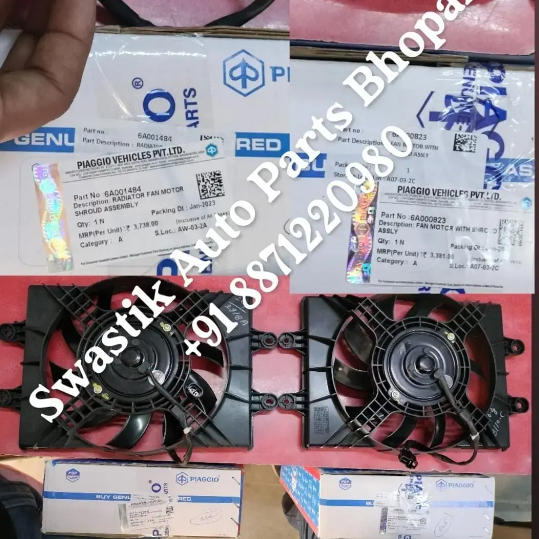 6A000823 Fan Motor With Shroud Assembly Ape Passenger Cargo BS4 Piaggio